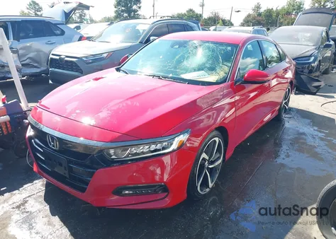 2019 Honda Accord Sport из США, поврежденный, VIN 1HGCV1F38KA129088